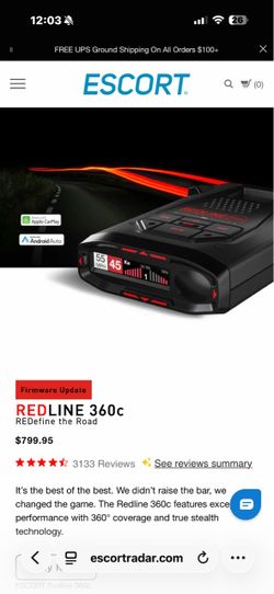 Escort redline 360c