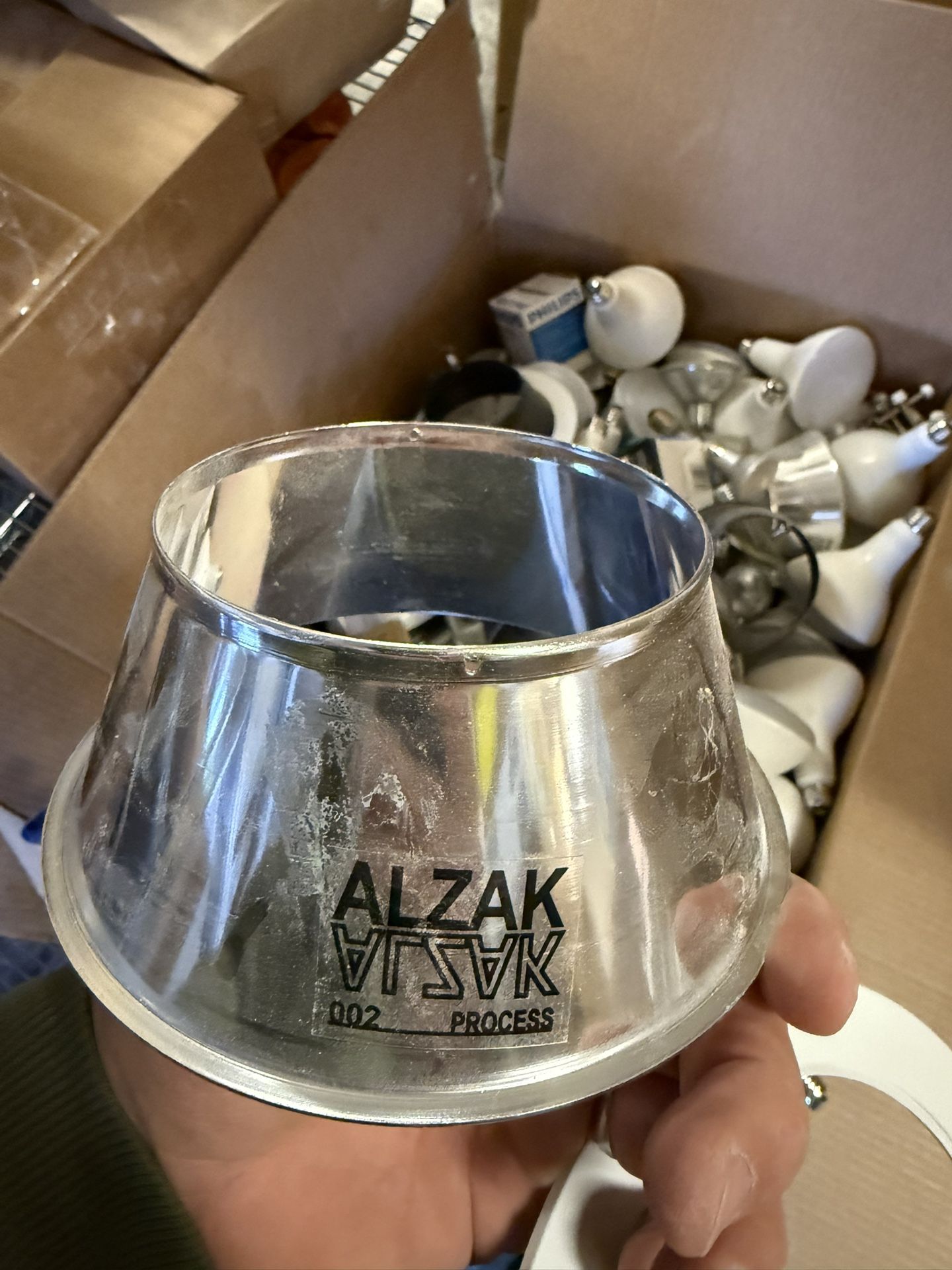 6” Alzak Trim Rings And LED Bulbs