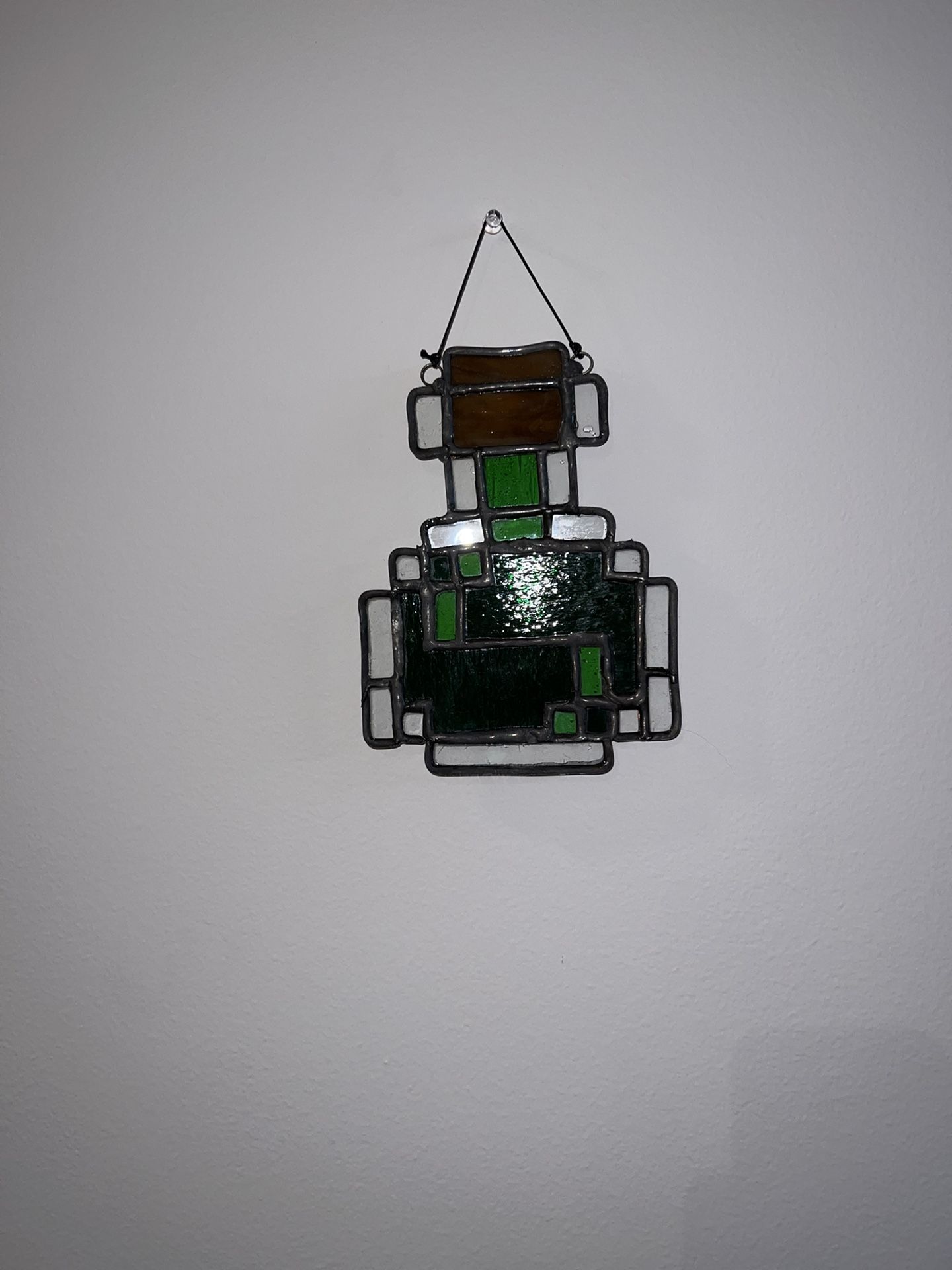 Stained Glass Minecraft Potion Bottle