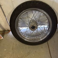 Rear Harley Wheel. Fits Softail And Others From 2000 To 2010 