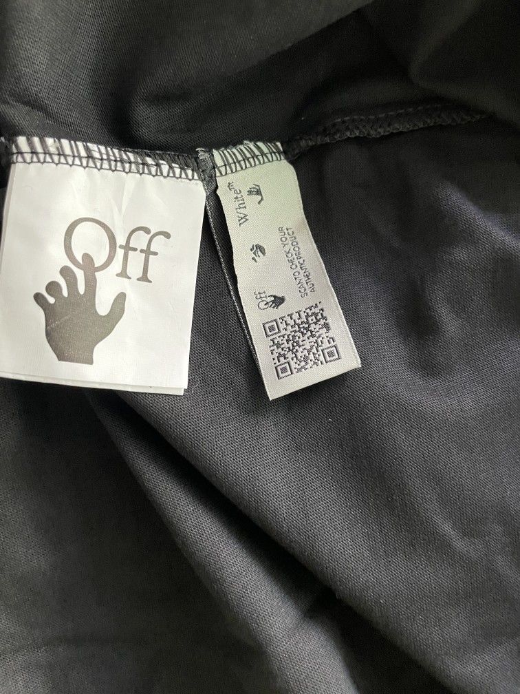 Off White BLACK T SHIRT in black