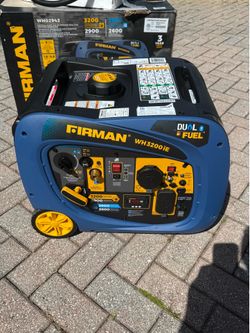 New Firman WH02942 Dual Fuel Inverter Generator