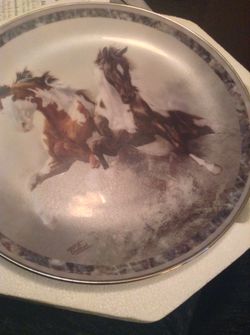 Thundering Hooves Collector’s plate