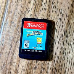 SpongeBob SquarePants battle for bikini Button for Nintendo switch
