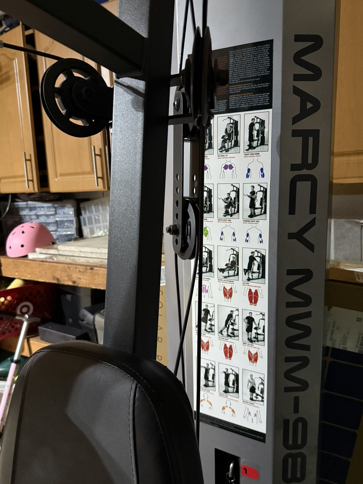 Exercise Equipment Garage Kept