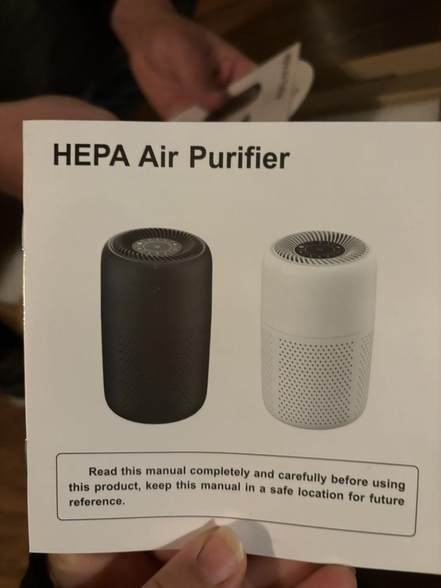 Hepa Air Purifier Comes With 2