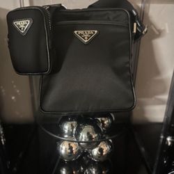 Prada Re-Nylon and Saffiano shoulder bag