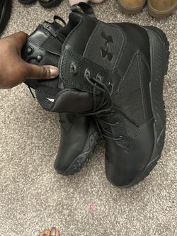 Under Armor Men’s Black Tactical Boots Size 12 