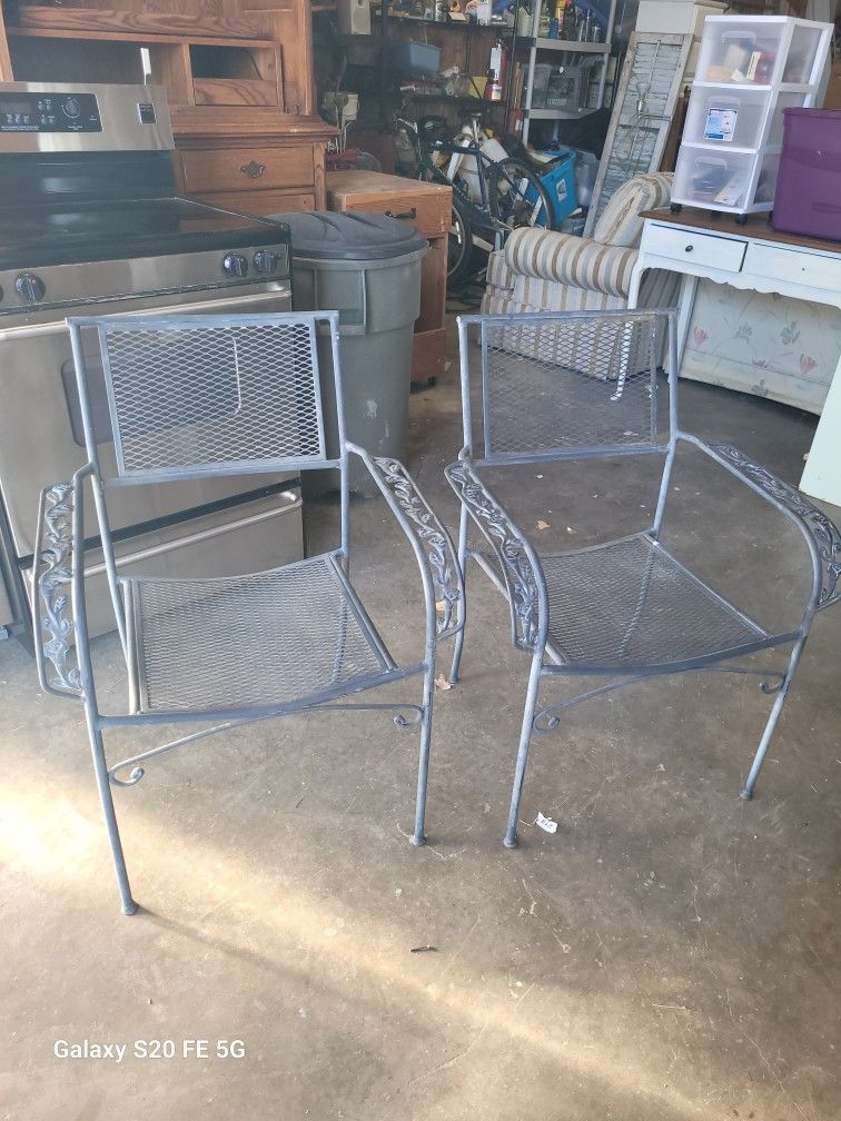 Heavy Duty Metal Patio Chairs