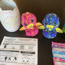 Set Of 2 Hatchimal Toys