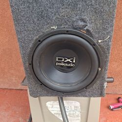 ONE SPEAKER UNA BOSINA POLK AUDIO 10 INCHES GOOD CONDICIÓN ABLO ESPAÑOL