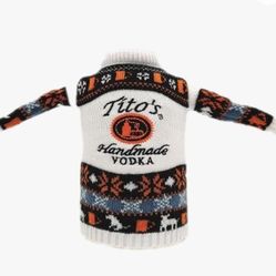 Tito's Handmade Vodka Bottle Sweater 