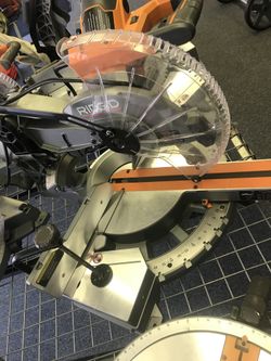 Ridgid 12” sliding Miter Saw