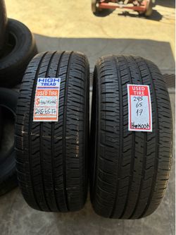 2 Hankook Used Tires 245/65/17