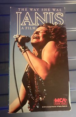 Vintage Janis Joplin VHS 1987 The Way She Was