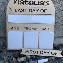 First Day Of School Sign