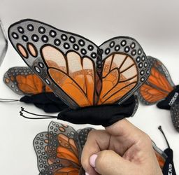New Monarch Butterfly Finger Puppets 10 Available - $12 EACH.  BEAUTIFUL NEW Codexis 