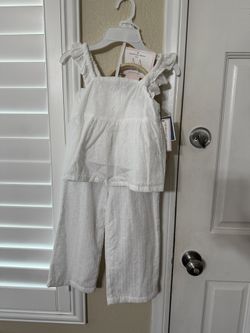 Little Girls Outfit Size 6 Top, Pants, Purse & Headband