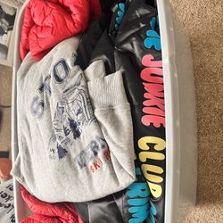 Closet Full Of Clothes And Hats 