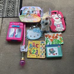 Assortment Of Toys And Books For Children 