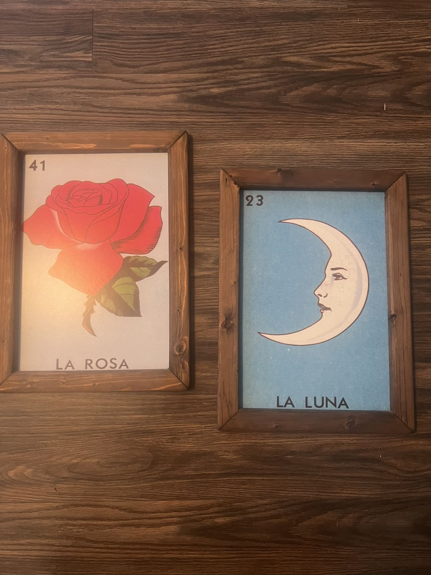 Loteria Wooden Frame Pictures/Posters
