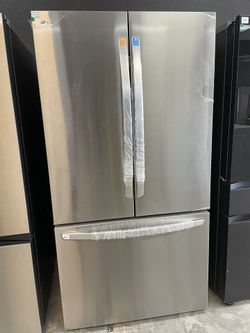 LG French Door Plain Face Refrigerator w/ Water & Ice 