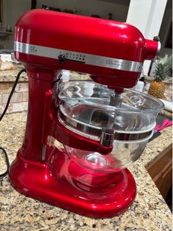 KitchenAid Professional 600 Design Series 6-Qt Mixer - Candy Apple Red