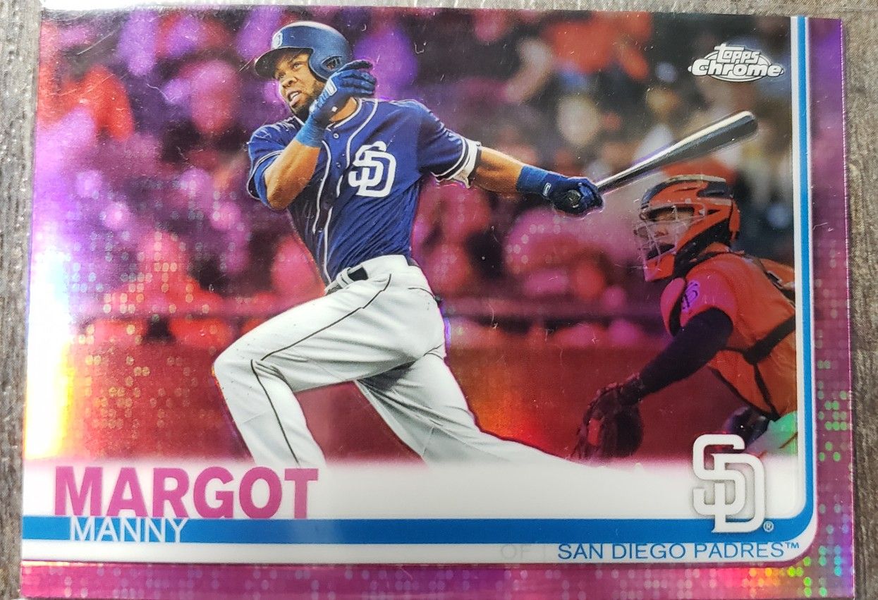 Manny Margot Tampa Bay rays topps chrome pink refractor