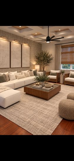 ARHAUS COBURN 5-PIECE MODULAR SECTIONAL + OTTOMAN | NOMAD SNOW | 2 SETS AVAILABLE
