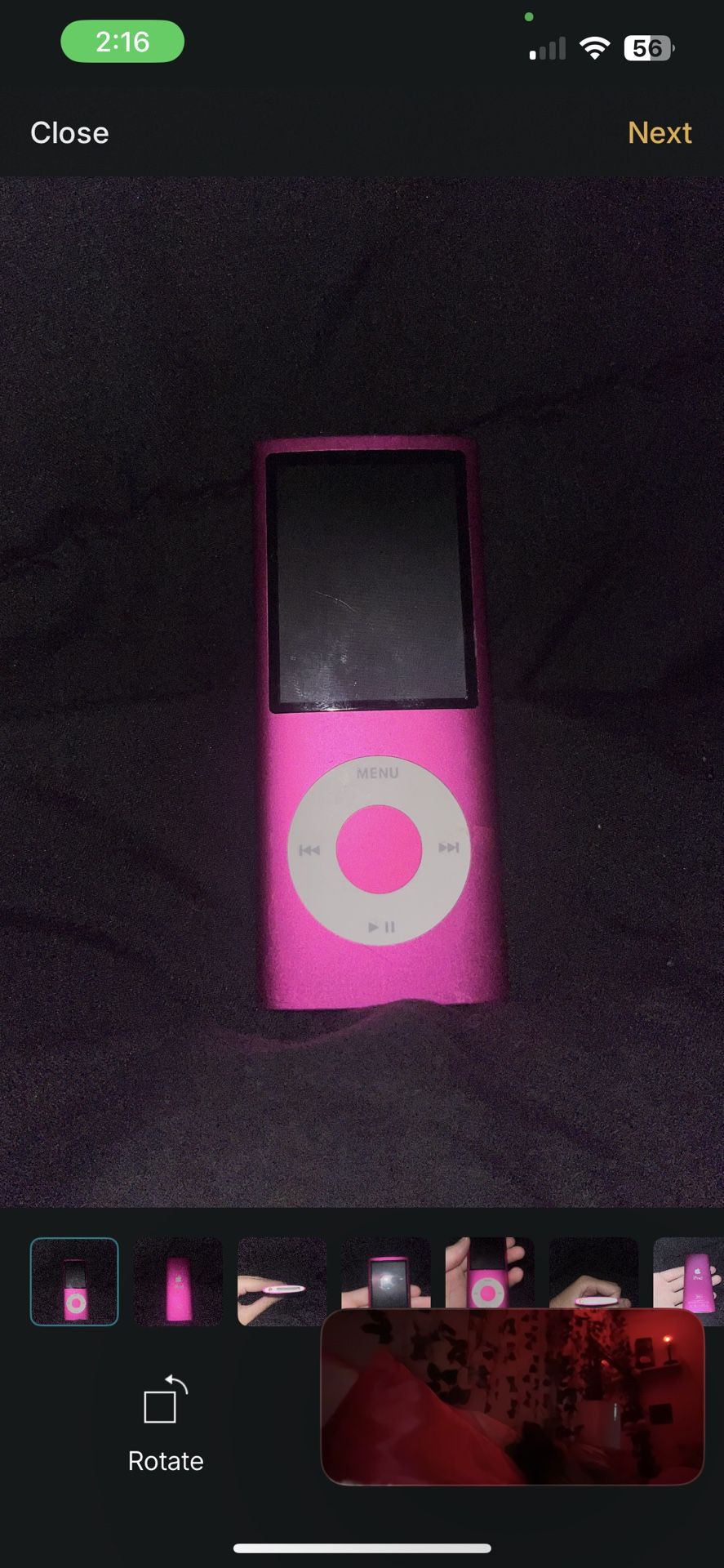 Apple Ipod Nano 5th Gen Pink 8GB