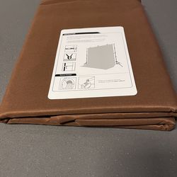 9x13 ft Brown Backdrop Premium Polyester Fabric With Rod Pocket