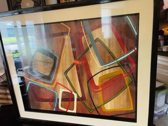 "Twenty Tuesday I" By Jeni Lee Framed Print Abstract Wall Art 28 in. x 34 in.