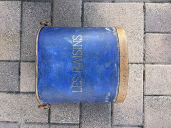 Antique Copper Pail Bucket Tin