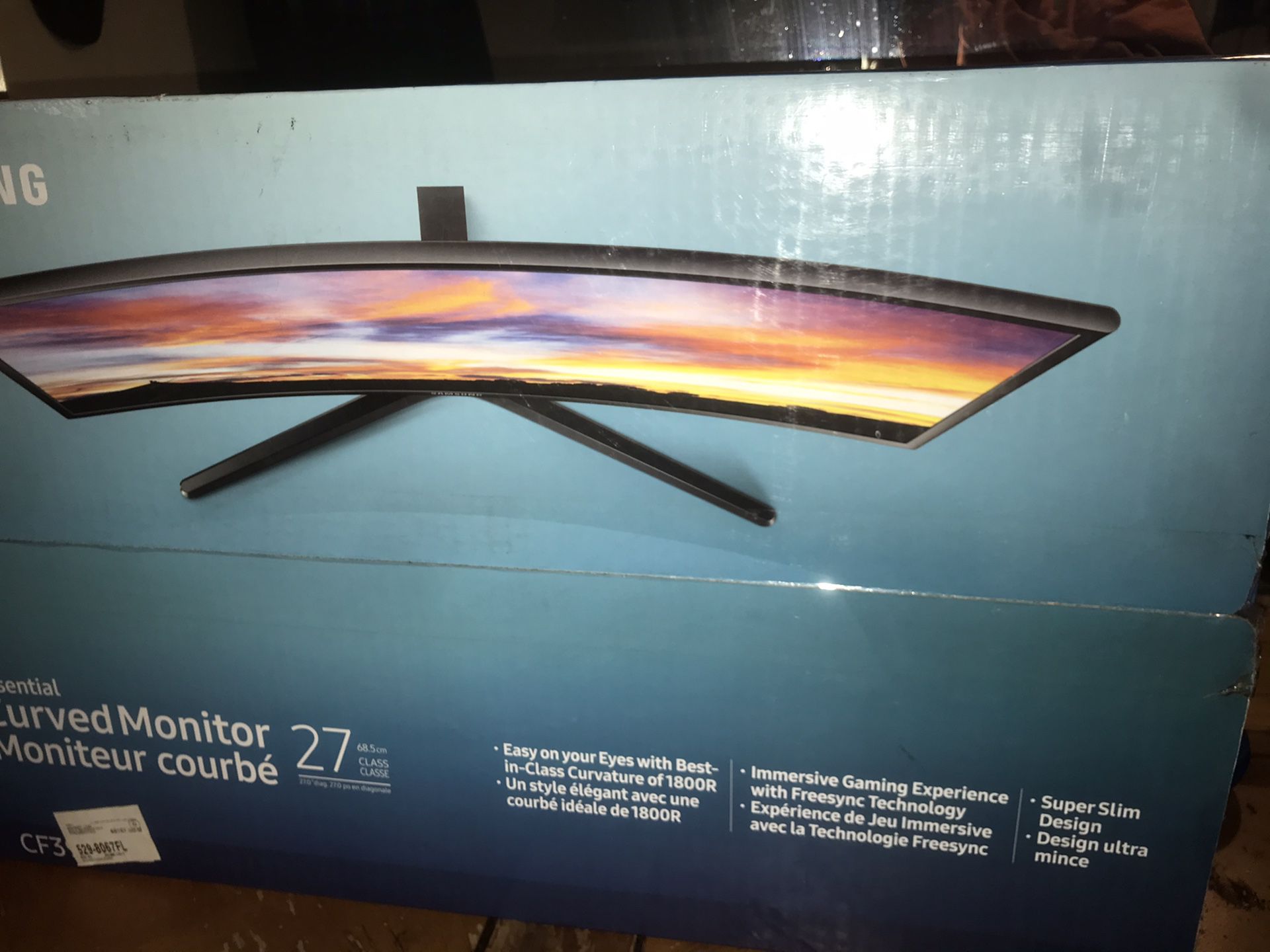 Samsung Curved Monitor 27inch