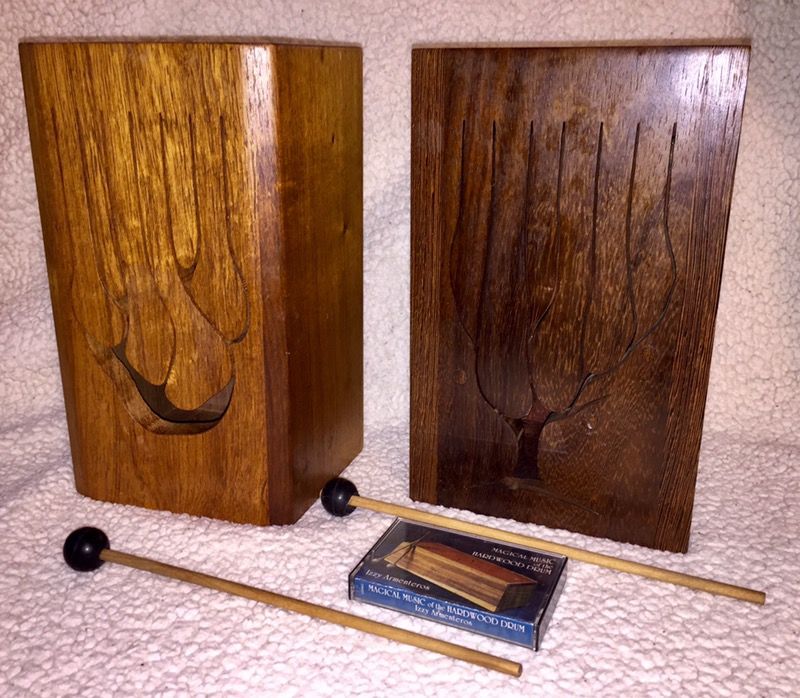 Hardwood Tongue Drums by Michael Thiele 100 for both with 2
