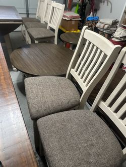 Chairs and end tables