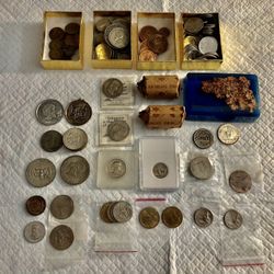 Silver Coins Collection Plus Big Copper Nugget Make Me An Offer That I Can’t Refuse