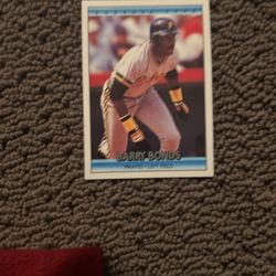 Barry Bonds Baseball Card