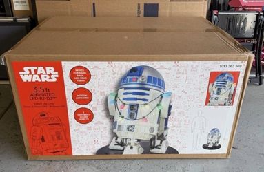 Star Wars 3.5ft Animated LED R2-D2 with Sound and Light Effects