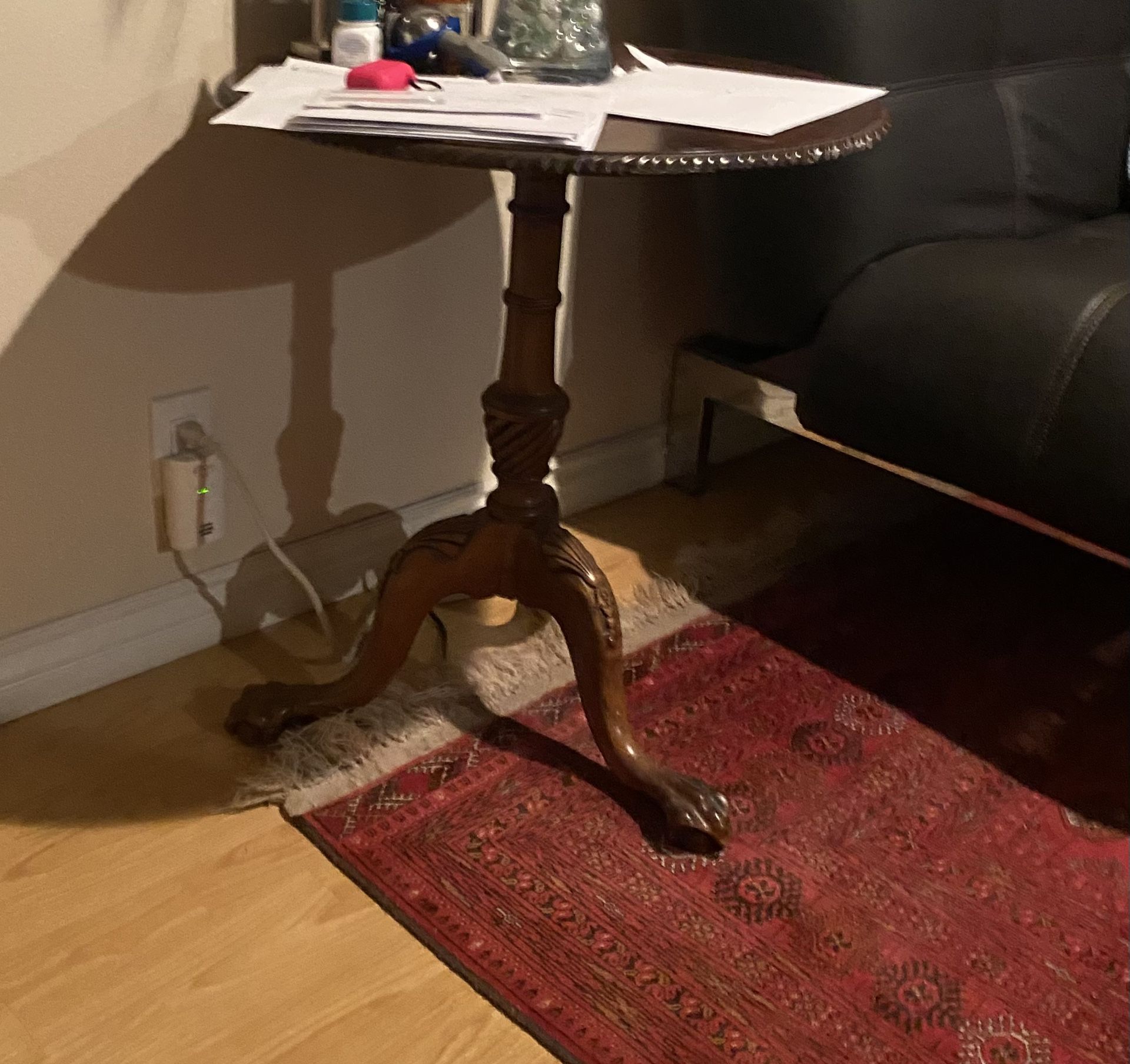 Wooden Side Table (tall)