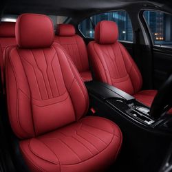 ＊Soillar＊
For Toyota Camry Car Seat Covers 5-Seats Front + Rear Protector Leather Full Set