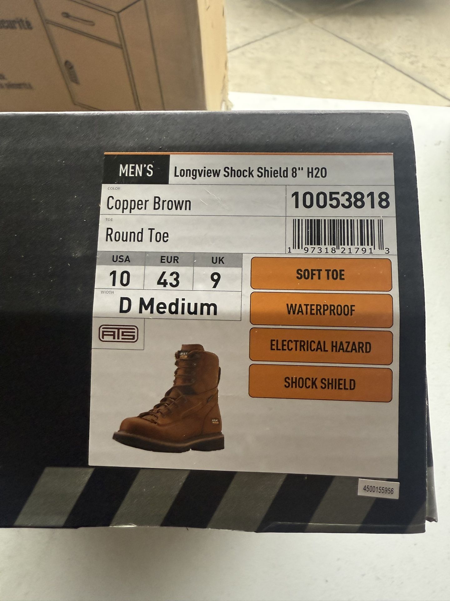 New Ariat Brown Size 10 Work Boot