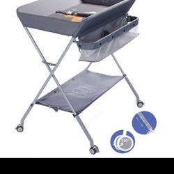 Brand New EGREE Baby Changing Table, Portable and Adjustable - Grey