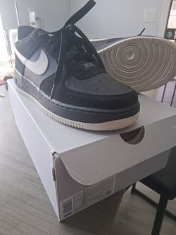 Airforce 1 Black and Bone 6.5Y
