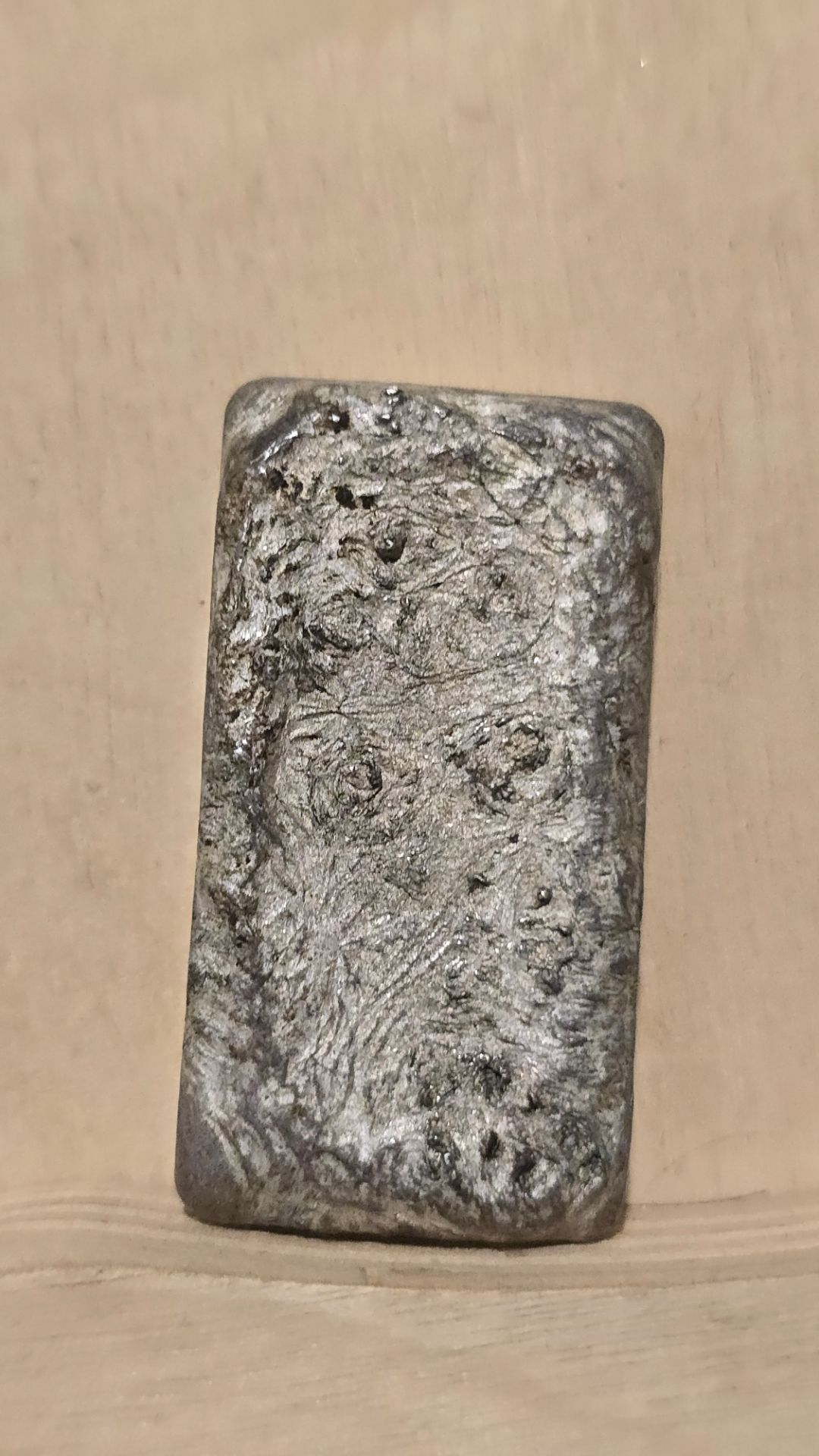 Hand Poured Silver Bar