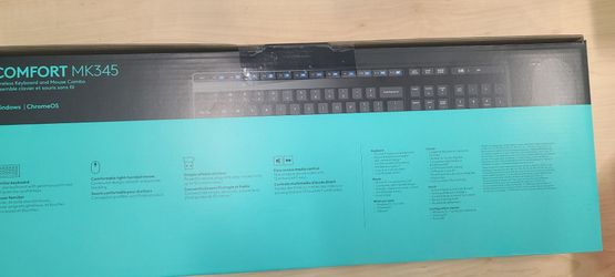 Logiteck mk345 wireless keyboard and mouse combo - New
