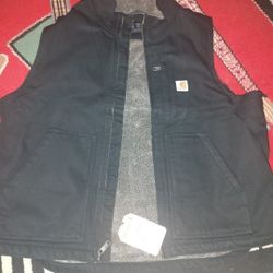 Brand New Carhartt Sherpa Lined Vest. Size Large $75.00