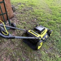 RYOBI - 40 V HP- 20” Push Electric Lawnmower 