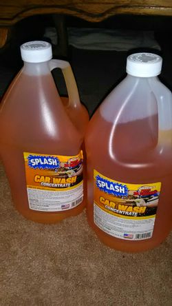 (2) Gallons of concentrated car wash* New! Makes up to 30 gallons per bottle