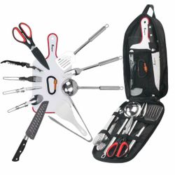 NEW Outdoor Cooking Utensils Set Camping Kitchenware Cookware Equipment Gear
